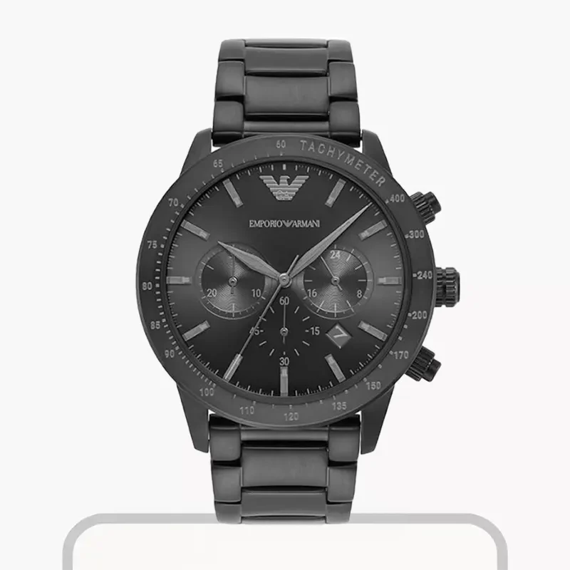 Emporio Armani Mario Black Men's Watch- AR11242